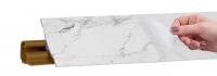 Плинтус 3,0 м  LB 231 (15) Мрамор белый (фу-ра 6014)