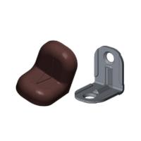 Уголок цветной 20*20 Орех 9427