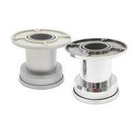 Опора меб. регулируемая (60мм)  №10  металлик (3)