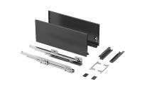 Ящик Slim 199*400 мм графит, Nuovo, 05B.01.023