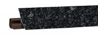 Плинтус 3,0 м  LB 231 (122) Черное серебро 6114 KORNER (фу-ра 619)