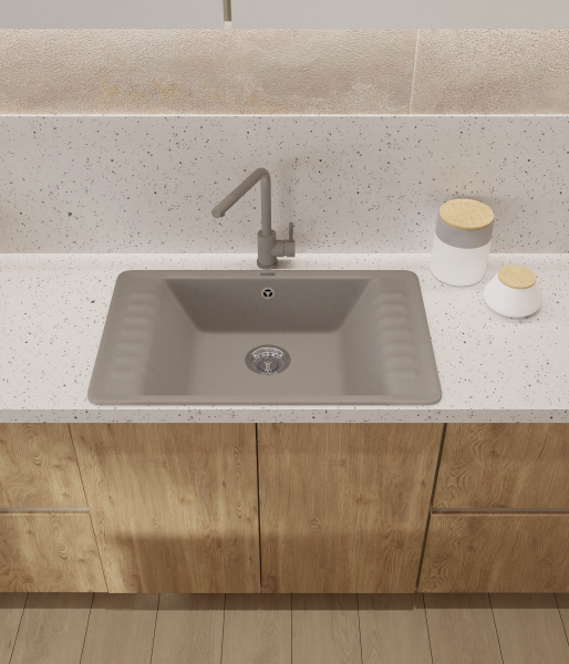 Мойка QUARZ 71 , цвет 71 белый (без сифона)