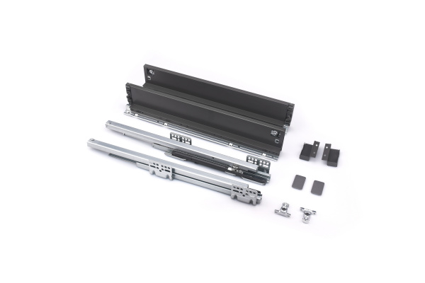 Ящик Slim 84*400 мм графит, Nuovo, 05B.01.023