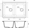 Мойка STANDART 780K , цвет S-780K серый