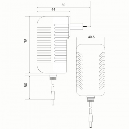 Беспроводная зарядка, квадратная, черный SBT-SCH-20