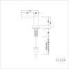 Дозатор  ЕД-405D PVD Golden