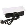Блок розеток горизонт 2 розетки+2 USB белый 11097