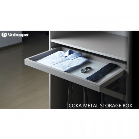 Выдвижная полка стальная 600мм Unihopper, Coka 15052
