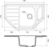 Мойка CORNER 800E , цвет C-800E песочный